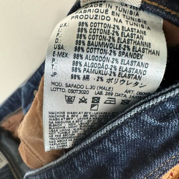 Diesel Dark Blue Safado‎ Jeans Men’s 32 x 30 Read - Picture 9 of 14